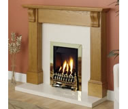 Winther Browne Windsor 52" Wood Fireplace Suite