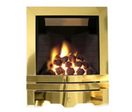 The Ekofires EKO 3030 Coal Gas Fire (Contemporary Brass)